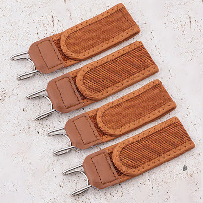 Unobtrusive and easy-to-adjust lazy waist belt