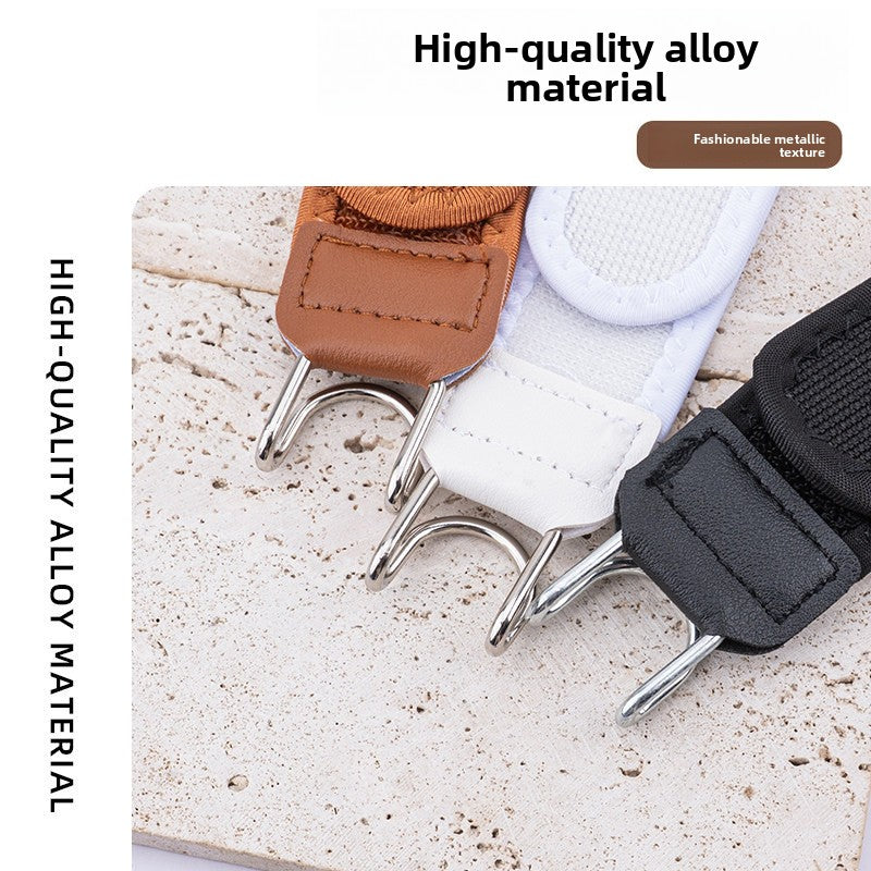 Unobtrusive and easy-to-adjust lazy waist belt