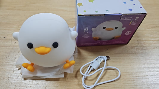 Unpack the pressure-sensitive night light