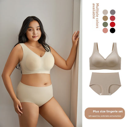 Unstained large-size lingerie, lightweight version