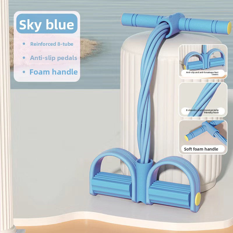 Upgrade Elastic Fitness Bands with Anti-Slip Handles