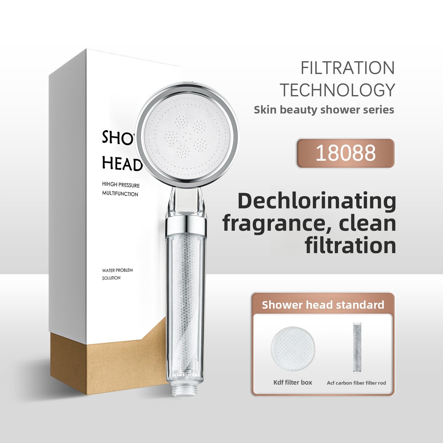 Upgrade Handheld Shower Head with Filter