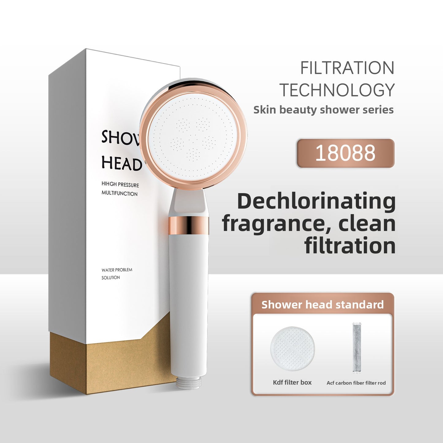 Upgrade Handheld Shower Head with Filter