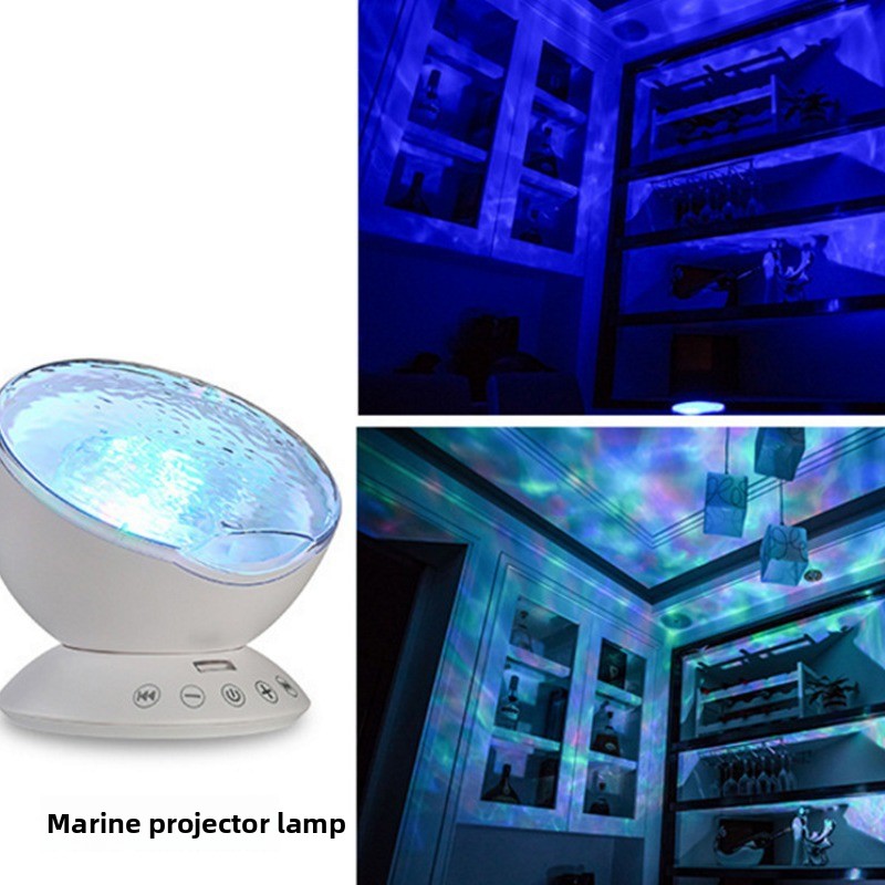 Upgrade ocean remote control projection lamp