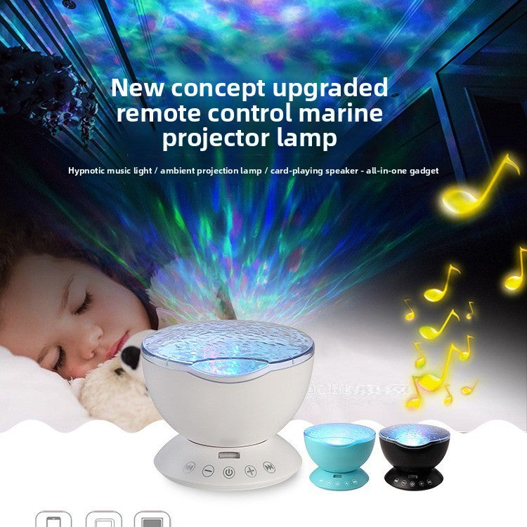 Upgrade ocean remote control projection lamp