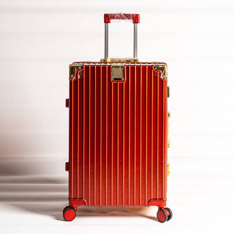 Upgraded All-Aluminum Frame Trolley Suitcase