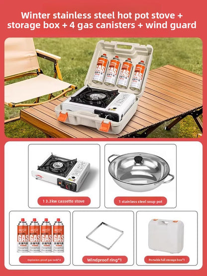 Upgraded Portable Butane Gas Stove