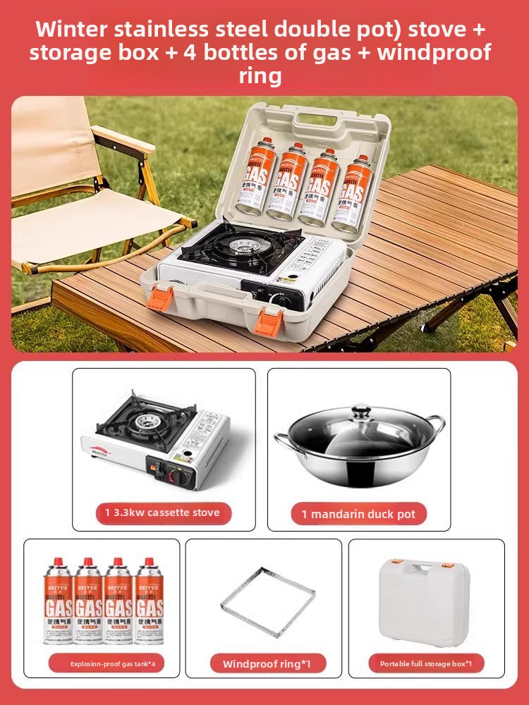 Upgraded Portable Butane Gas Stove