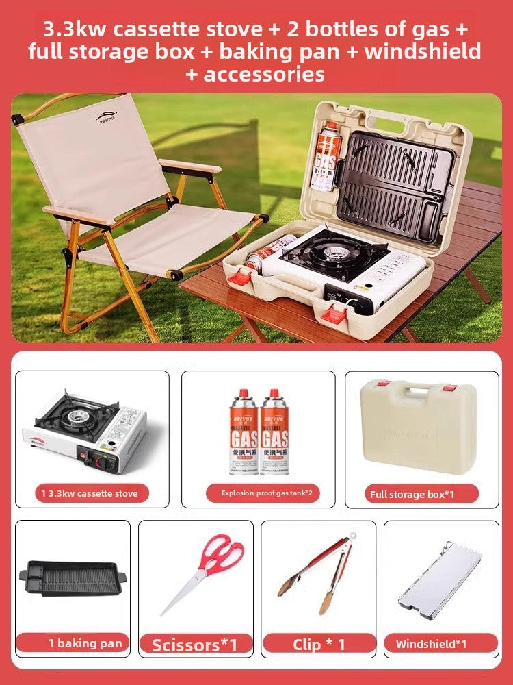Upgraded Portable Butane Gas Stove