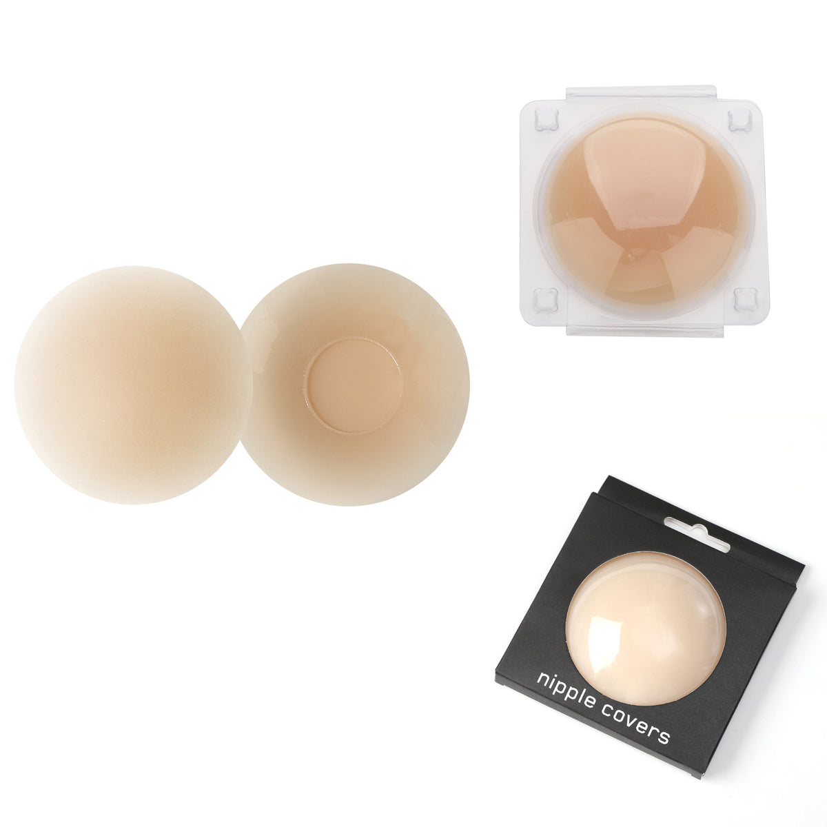 Upgraded Pure Silicone Adhesive-Free Invisible Breast Pads for Sensitive Skin