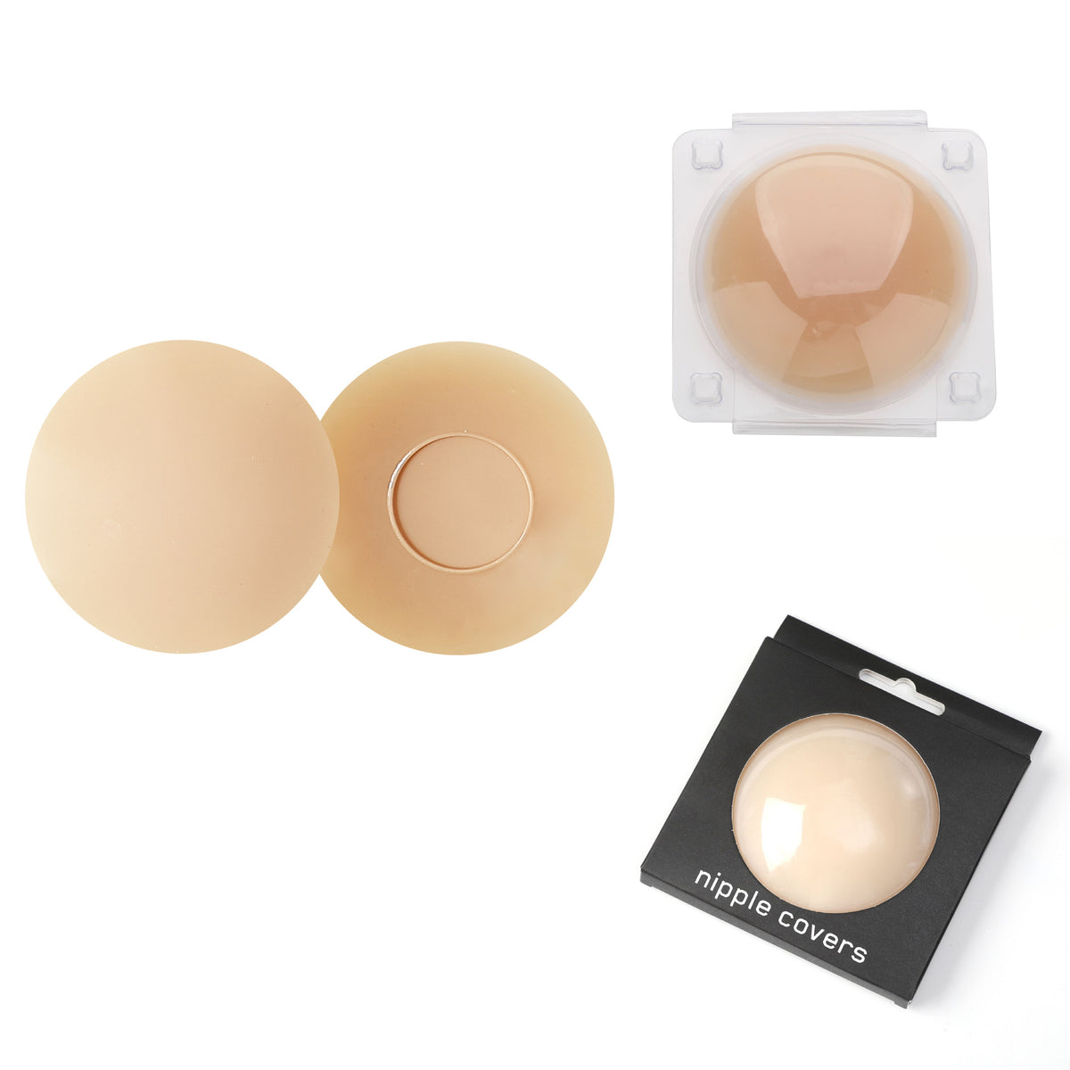 Upgraded Pure Silicone Adhesive-Free Invisible Breast Pads for Sensitive Skin