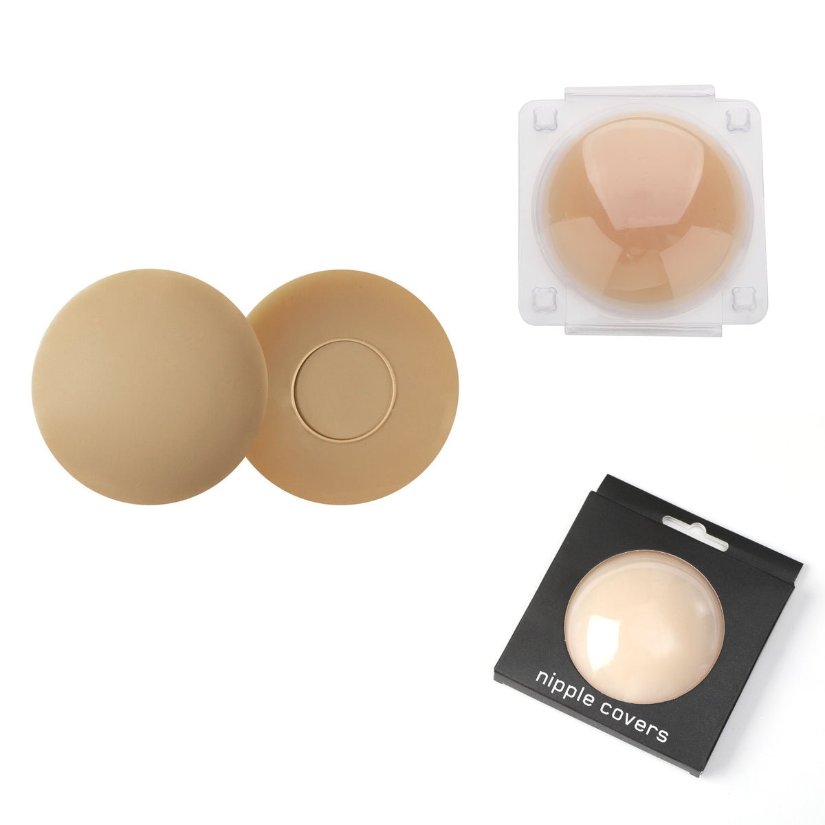 Upgraded Pure Silicone Adhesive-Free Invisible Breast Pads for Sensitive Skin