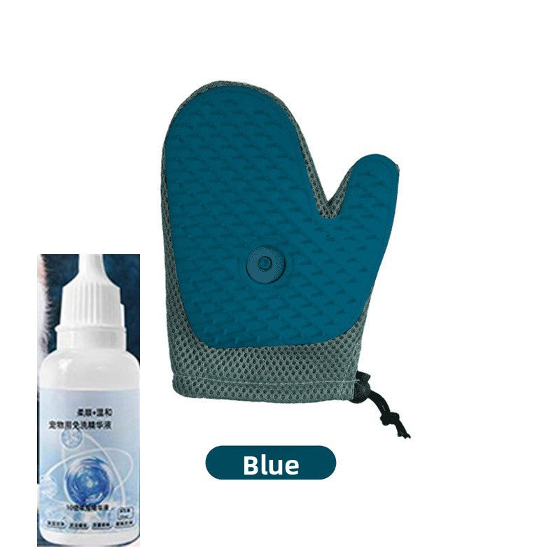 Upgraded Spray Pet Hair Removal Gloves