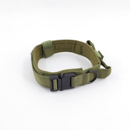 Upgraded Tactical Dog Harness with Collar and Leash Attachment