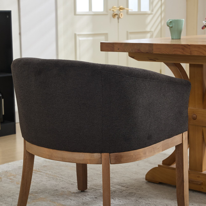 Upholstered bucket chair