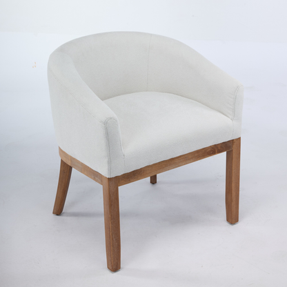 Upholstered bucket chair