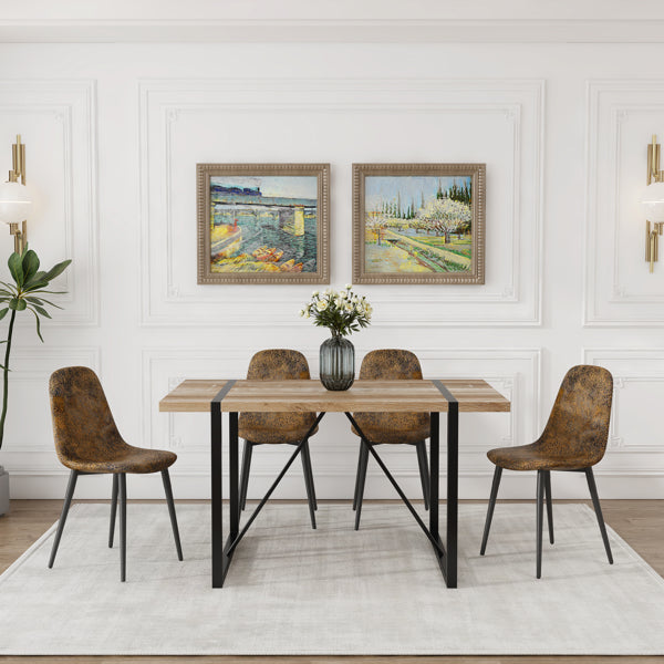 Upholstered modern style chair