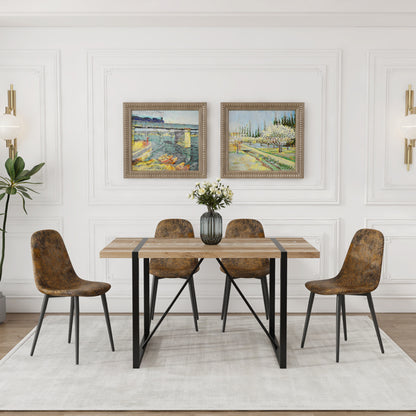 Upholstered modern style chair