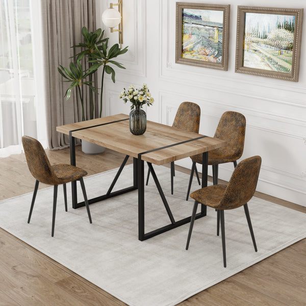 Upholstered modern style chair