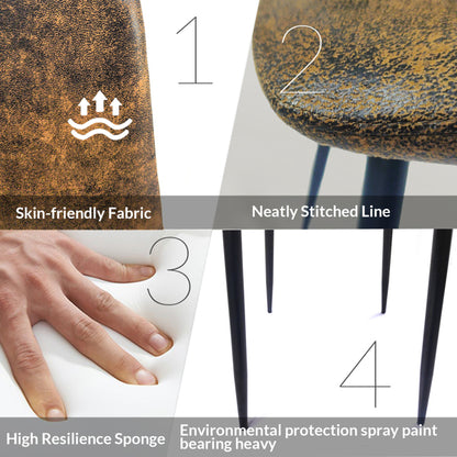 Upholstered modern style chair