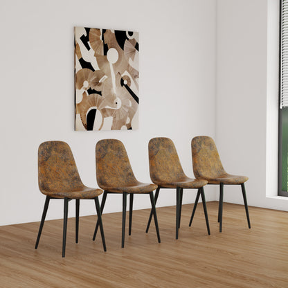 Upholstered modern style chair