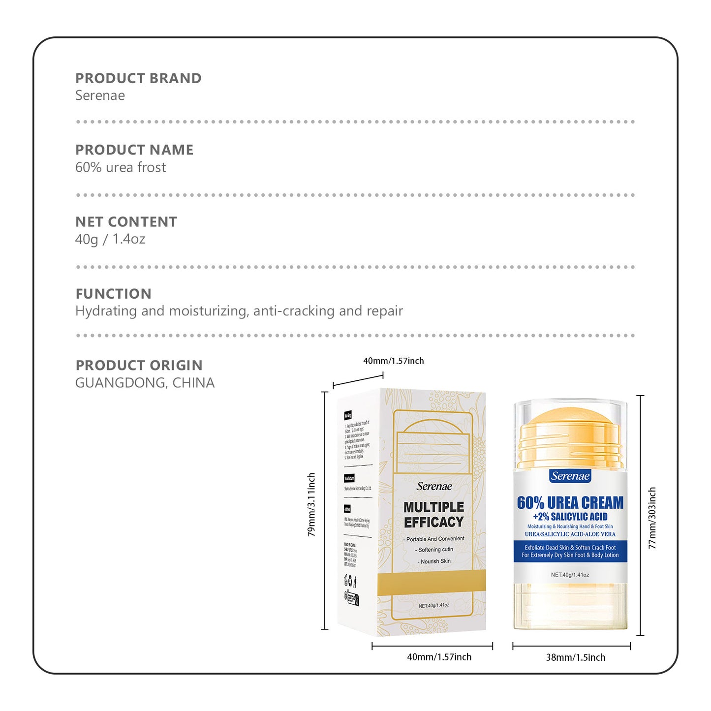 Urea Essence Hand Cream Moisturizing Stick