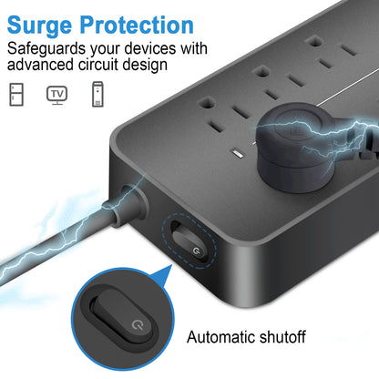 US standard 8-hole power strip