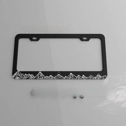 US Standard License Plate Frame with UV Coating