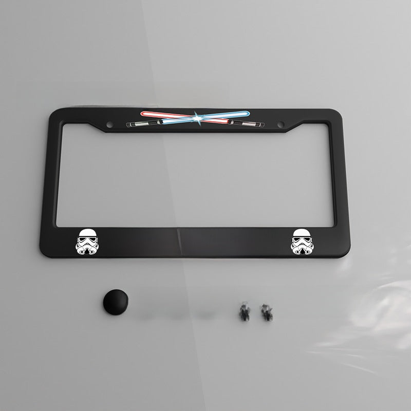 US Standard License Plate Frame with UV Coating