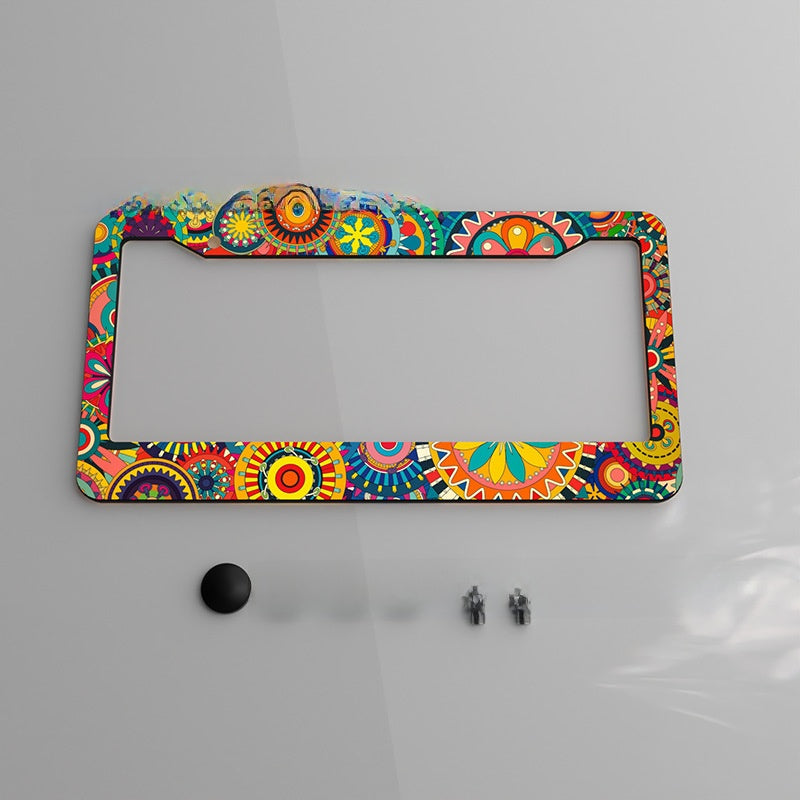 US Standard License Plate Frame with UV Coating