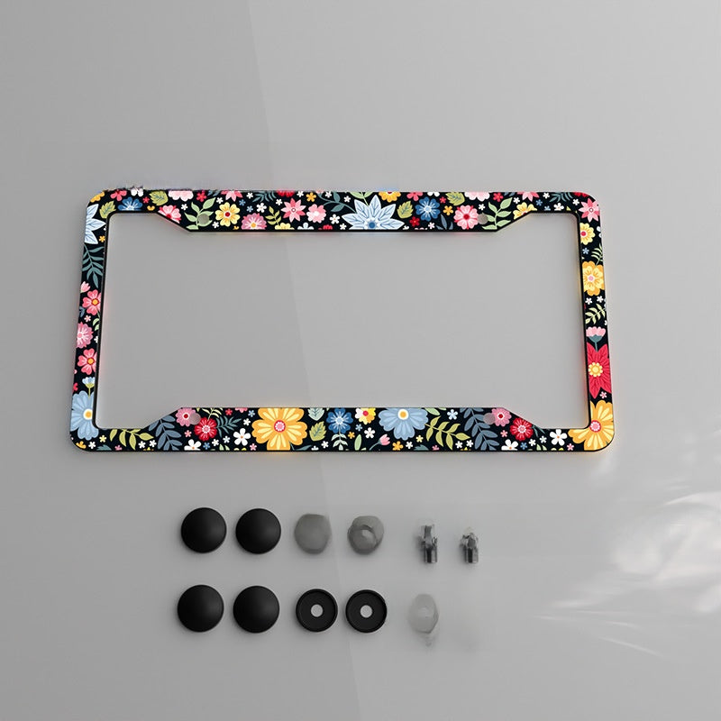 US Standard License Plate Frame with UV Coating