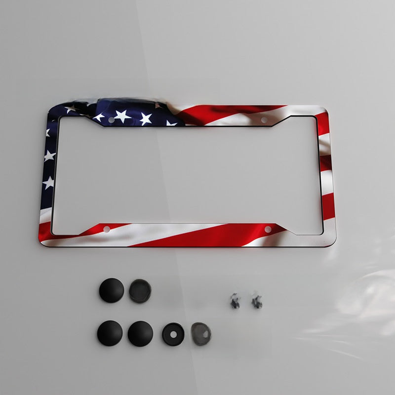 US Standard License Plate Frame with UV Coating