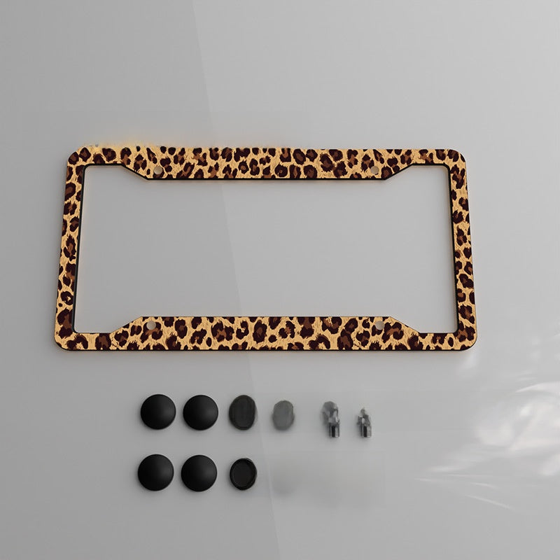 US Standard License Plate Frame with UV Coating
