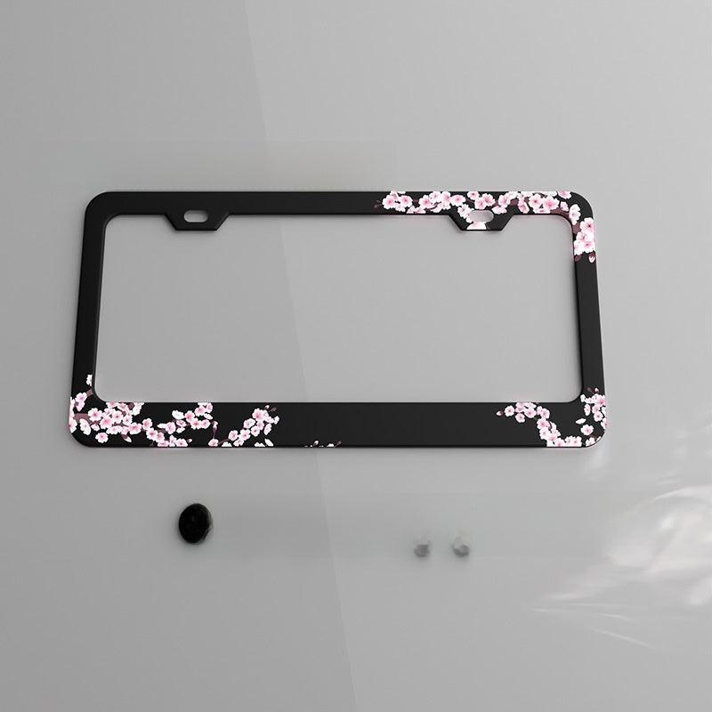 US Standard License Plate Frame with UV Coating