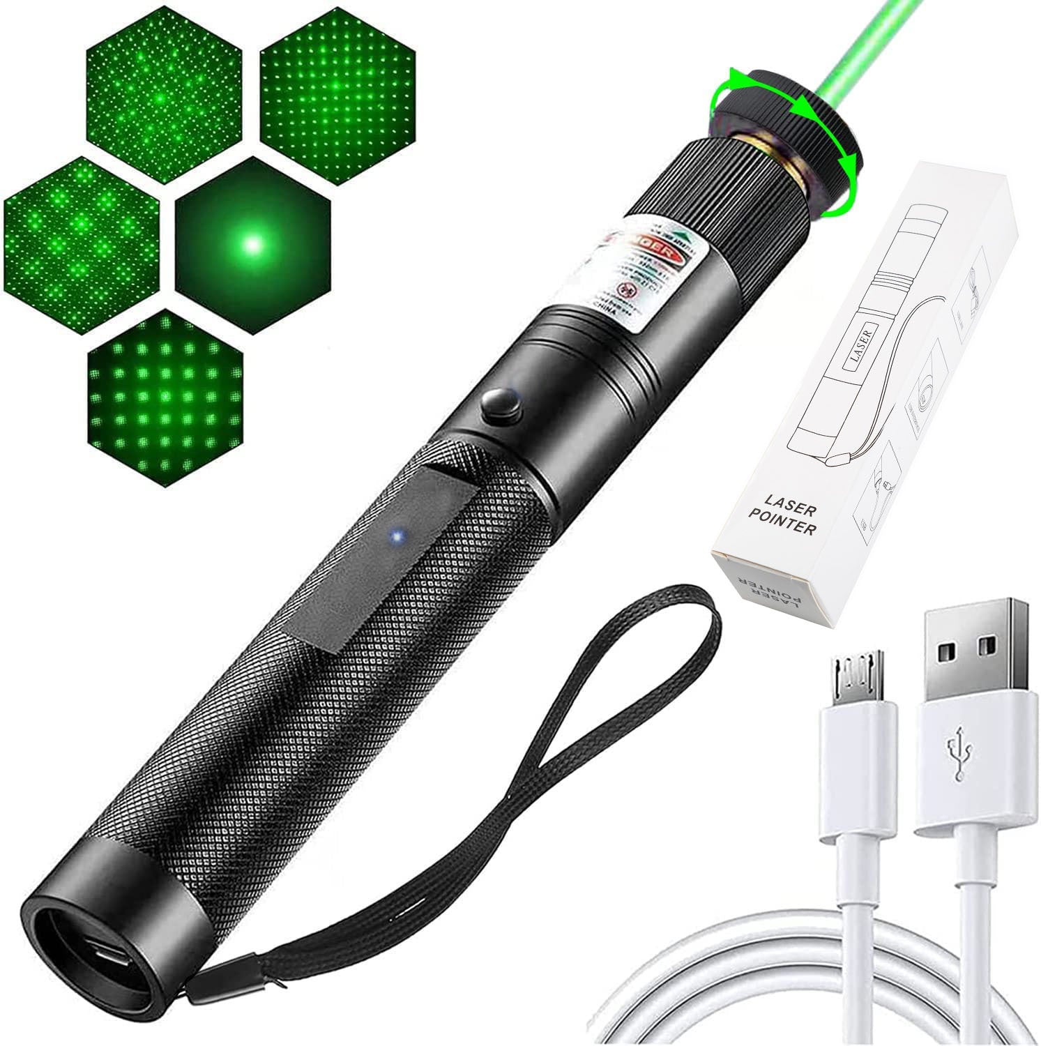 USB303 rechargeable laser pen laser lamp