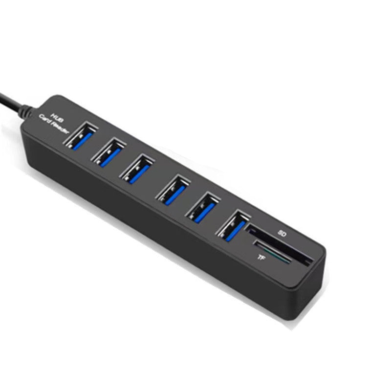 USB 2.0 Hub with SD/TF Card Reader