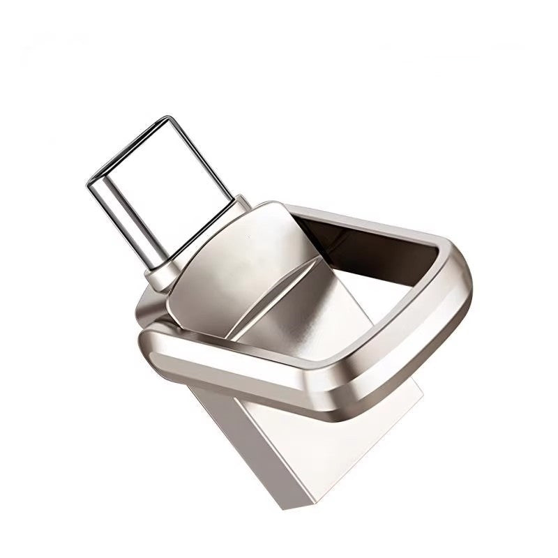 USB 3.0 Metal Flash Drive with Type-C and OTG Support