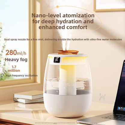 USB Air Humidifier with Dual Spray and UV Sterilization