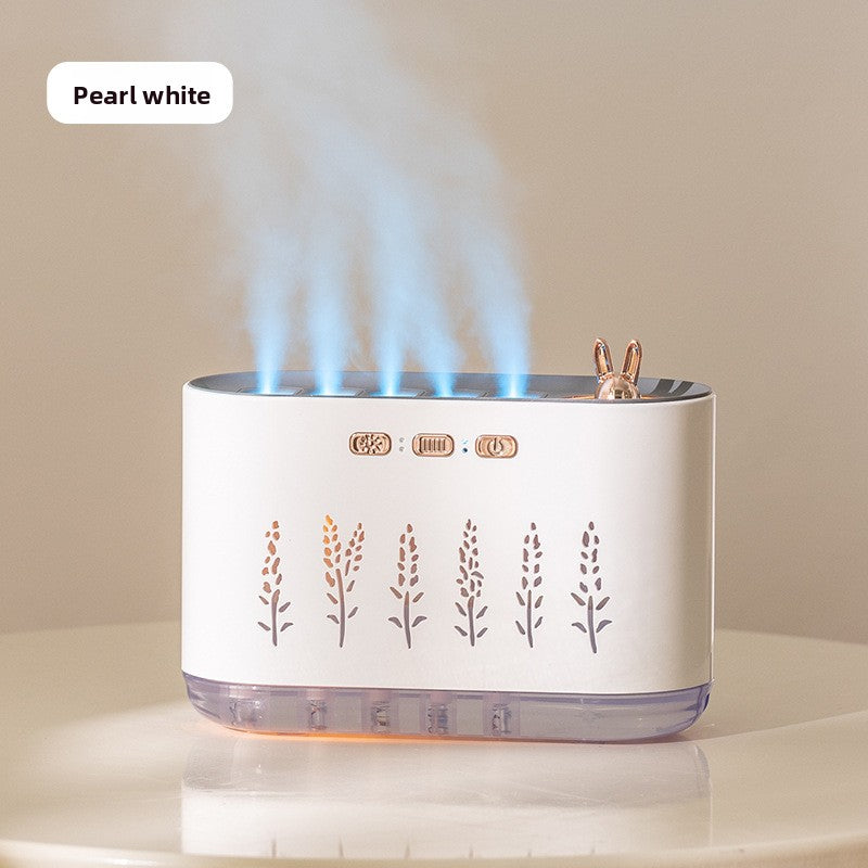 USB Aromatherapy Humidifier with Voice Control and Colorful Lights