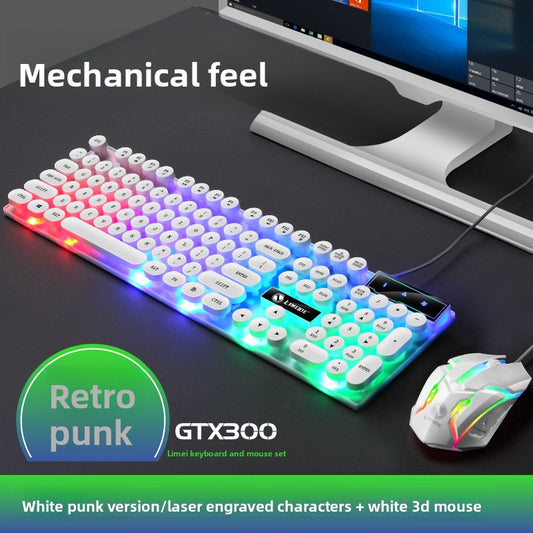 USB Backlit Keyboard and Mouse Set