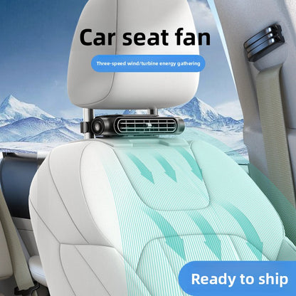 USB Bladeless Car Seat Cooling Fan