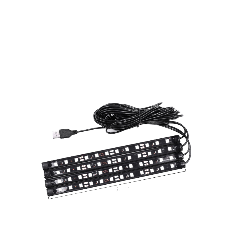USB Car Interior Ambient Lighting with Music Sync