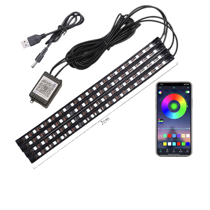 USB Car Interior Ambient Lighting with Music Sync