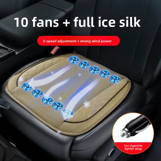 USB Car Seat Cooling Cushion with Ventilation Fans