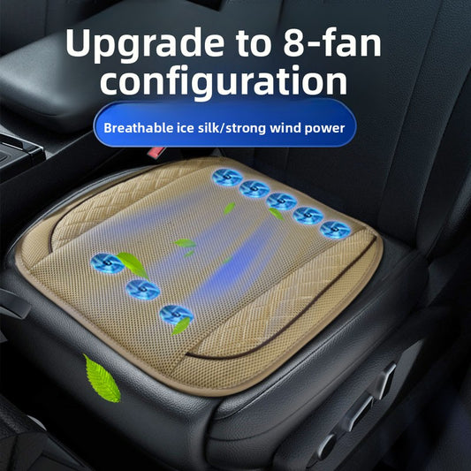 USB Car Seat Cooling Cushion with Ventilation Fans