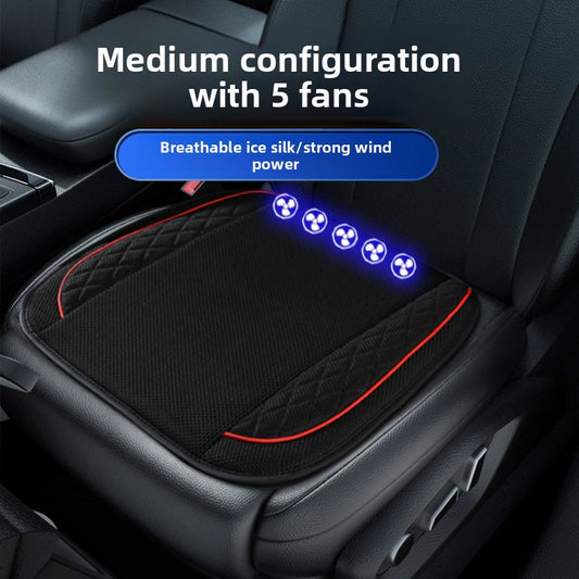 USB Car Seat Cooling Cushion with Ventilation Fans