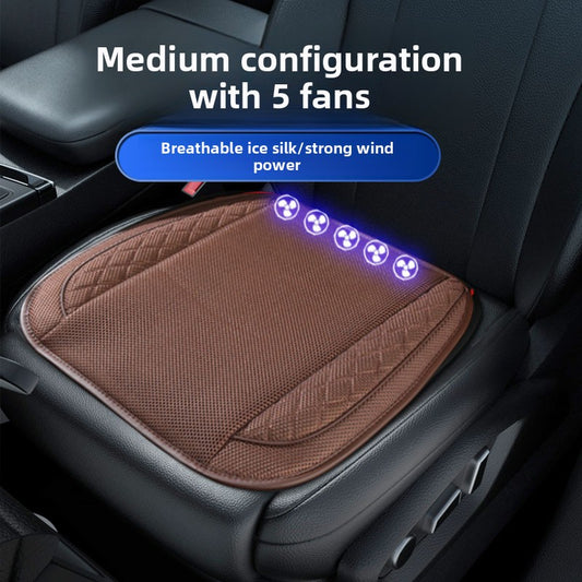 USB Car Seat Cooling Cushion with Ventilation Fans