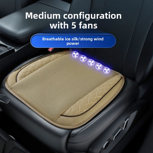 USB Car Seat Cooling Cushion with Ventilation Fans
