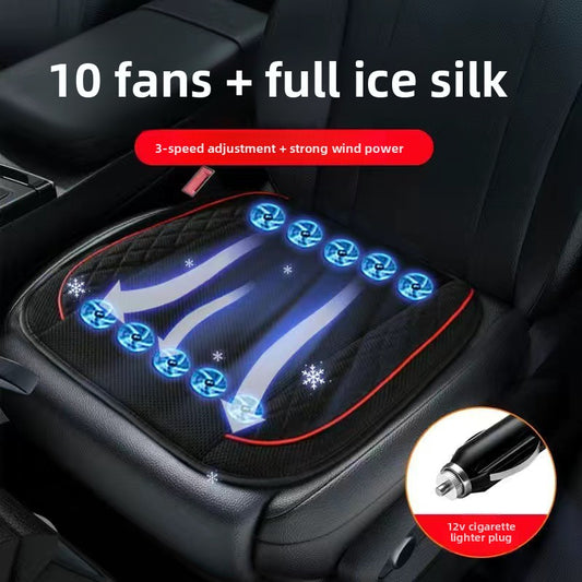 USB Car Seat Cooling Cushion with Ventilation Fans