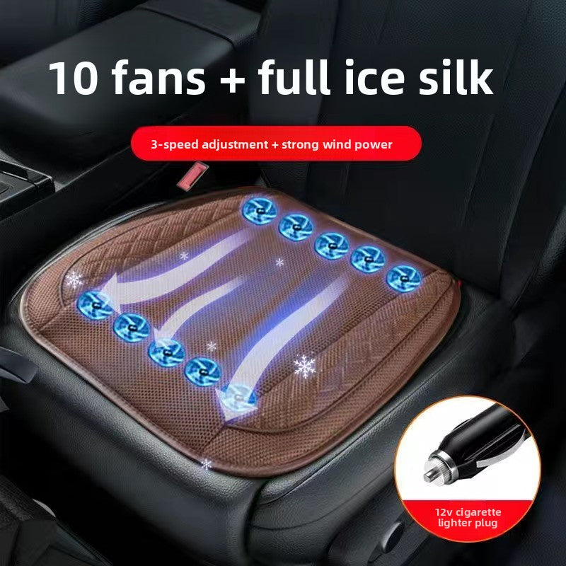 USB Car Seat Cooling Cushion with Ventilation Fans